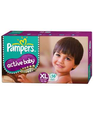 PAMPERS ACTIVE BABY DIAPER XL