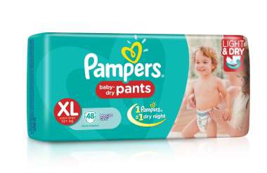 PAMPERS BABY DRY PANTS DIAPER XL