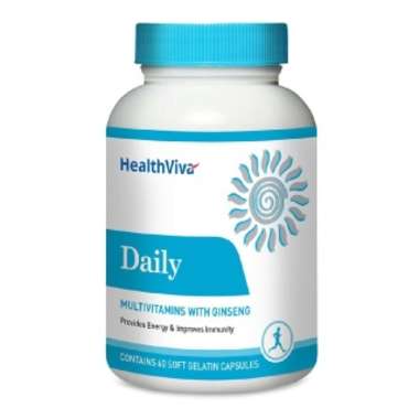 HEALTHVIVA DAILY MULTIVITAMIN WITH GINSENG CAPSULE