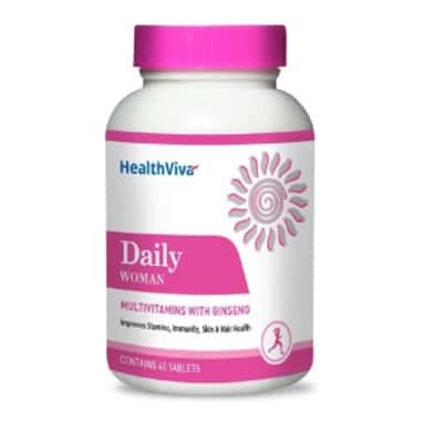HEALTHVIVA DAILY WOMAN, UNFLAVOURED TABLET