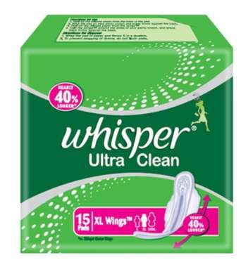 WHISPER ULTRA CLEAN XL WINGS PADS