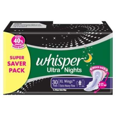 WHISPER ULTRA NIGHTS XL WINGS PADS