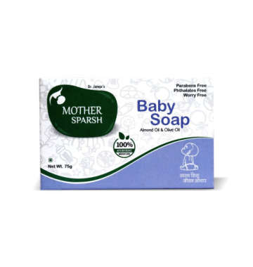 MOTHER SPARSH BABY SOAP ALMOND OIL & OLIVE OIL