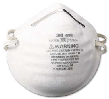 3M N95 8000 PARTICLE RESPIRATOR MASK (PACK OF 10)
