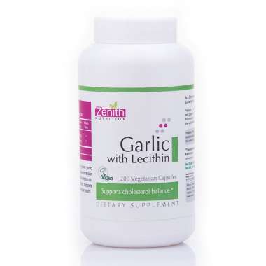 ZENITH NUTRITION GARLIC WITH LECITHIN CAPSULE