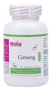 ZENITH NUTRITION GINSENG 500MG CAPSULE