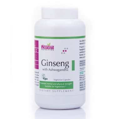 ZENITH NUTRITION GINSENG WITH ASHWAGANDHA CAPSULE