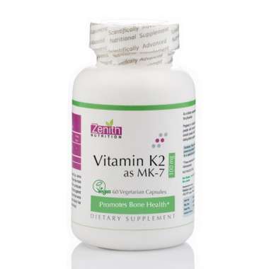 ZENITH NUTRITION VITAMIN K2, MK-7 100MCG CAPSULE