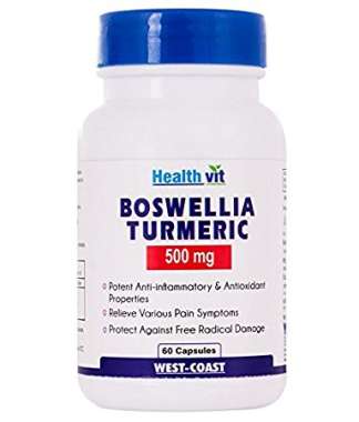 HEALTHVIT BOSWELLIA TURMERIC 500MG CAPSULE