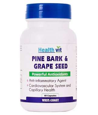 HEALTHVIT PINE BARK & GRAPE SEED CAPSULE