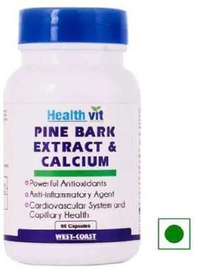 HEALTHVIT PINE BARK EXTRACT & CALCIUM CAPSULE