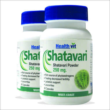 HEALTHVIT SHATAVARI 250MG CAPSULE (PACK OF 2)