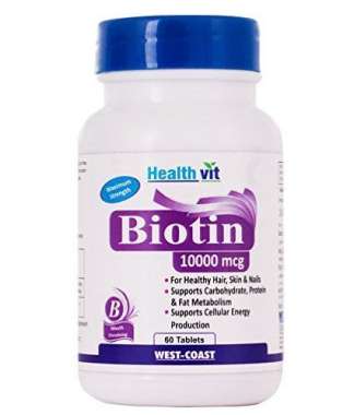 HEALTHVIT BIOTIN 10000MCG TABLET