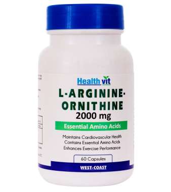 HEALTHVIT L- ARGININE - ORNITHINE 2000MG CAPSULE