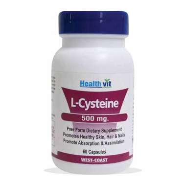 HEALTHVIT L-CYSTEINE 500MG CAPSULE