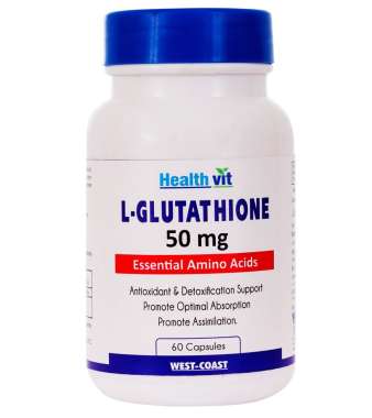 HEALTHVIT L-GLUTATHIONE 50MG CAPSULE