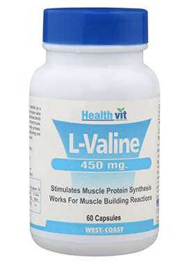 HEALTHVIT L- VALINE 450MG CAPSULE