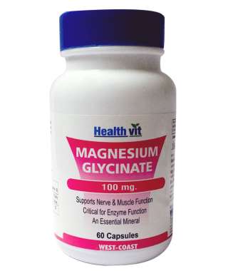HEALTHVIT MAGNESIUM GLYCINATE 100MG CAPSULE