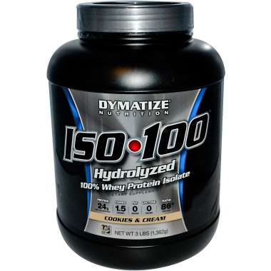 DYMATIZE ISO-100 HYDROLIZED 100% WHEY PROTEIN ISLOATE COOKIES & CREAM