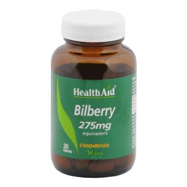 HEALTHAID BILBERRY 275MG TABLET