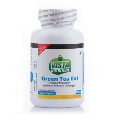 VISTA NUTRITION GREEN TEA EXTRACT 250MG CAPSULE