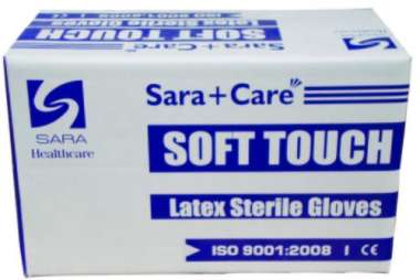 SARA CARE SOFT TOUCH STERILE EXAMINATION GLOVES